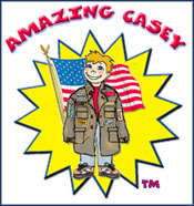 Casey is Kamaron Institute mascot character for bullying prevention program that promotes good character and citizenship